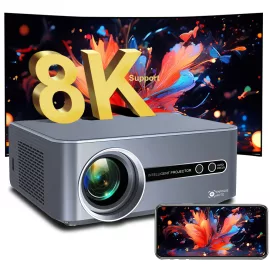   FULL HD LED X6 Videóprojektor TV Natív 1920x1080p, 700 ANSI Lumen, 4K és 8K támogatás, Android 13.0, WiFi, Bluetooth 6, Kontraszt 5.000:1, Netflix, Disney+, Youtube, házi mozi, MAGYAR nyelvű menüvel