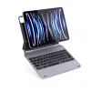 Epico Aluminium Keyboard Case iPad Pro 11" M4/M5 magyar billentyűzetes tok, alumínium házzal, háttérvilágítással, trackpaddel, szürke (90311102100002)