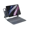 Epico UltraBoard EK30 Backlit iPad 10.9" A14 / iPad 11" A16 magyar billentyűzetes tok, háttérvilágítással, trackpaddel, levehető kialakítással, szürke (73711101900008)