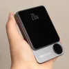 Apple iPhone-hoz MagSafe Power Bank 5000mAh – fekete színű, 15W mágneses indukciós gyors töltővel, USB-C (20W) kompatibilis, kompakt és elegáns megoldás iPhone és más eszközök energiával való ellátására útközben (MATB-200)