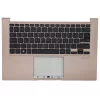 Asus VivoBook X1404ZA fekete-arany magyar Laptop billentyűzet