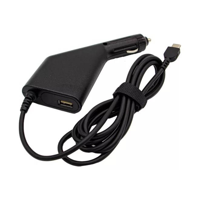 HP 20V 3,25A (65W) USB-C autós laptop töltő, szivargyújtóba dugható
