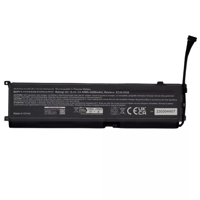Razer Blade 15 2020, 2021 (Base / Advaneced) helyettesítő új 4 cellás 4200mAh akkumulátor (RC30-0328)