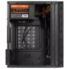 Everest Számítógépház - MINION Mesh PEAK 300W (fekete; 2x12cm LED venti, Micro ATX / MINI-ITX, 300W táp)