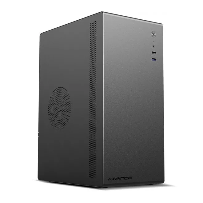 Advance Számítógépház - OPTIMA Black (MicroATX, USB2.0+USB3.0, fekete)