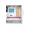 Spirit of Gamer Számítógépház - CLONE 4 White (fekete, ablakos, 2x12cm ventilátor, alsó táp,  ATX, 1xUSB3.0, 2xUSB2.0)