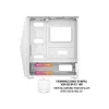 Spirit of Gamer Számítógépház - CLONE 4 White (fekete, ablakos, 2x12cm ventilátor, alsó táp,  ATX, 1xUSB3.0, 2xUSB2.0)