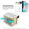 Spirit of Gamer Számítógépház - VIPER CRX White (fekete, ablakos, 6x12cm ventilátor, alsó táp,  ATX, 1x USB-C, 2x USB-A)