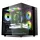 Spirit of Gamer Számítógépház - BANDIT GT (fekete, ablakos, 3x12cm ventilátor, alsó táp,  ATX, 1x USB-C, 3x USB-A)