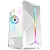 Spirit of Gamer Számítógépház - CLONE 3 White (fekete, ablakos, 2x12cm ventilátor, alsó táp,  ATX, 1xUSB3.0, 2xUSB2.0)