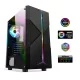 Spirit of Gamer Számítógépház - CLONE 3 Black (fekete, ablakos, 2x12cm ventilátor, alsó táp,  ATX, 1xUSB3.0, 2xUSB2.0)