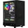 Formula Számítógépház - Mana Dynamic Black (fekete, ablakos, 4x12cm venti, ATX, 2xUSB3.0, 1xType-C)