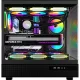 Formula Számítógépház - Crystal Z8 Black (fekete, ablakos, ATX, 1xUSB3.0, 1xUSB2.0, 1xType-C)