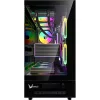 Formula Számítógépház - Crystal Z8 Black (fekete, ablakos, ATX, 1xUSB3.0, 1xUSB2.0, 1xType-C)