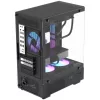 Formula Számítógépház - Crystal Z1CM V2 Black (fekete, ablakos, mATX, 1xUSB2.0, 1xUSB3.0, 1xType-C)