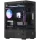 Formula Számítógépház - Crystal Z1CM Plus Black AR V2 (fekete, ablakos, mATX,3x12 cm venti,1xUSB2.0, 1xUSB3.0, 1xType-C)