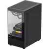 Formula Számítógépház - Crystal Z1CM Black (fekete, ablakos, mATX, 1xUSB3.0, 1xType-C)