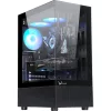 Formula Számítógépház - Crystal Z1 Black (fekete, ablakos, ATX, 1xUSB3.0, 1xUSB2.0)
