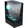 Formula Számítógépház - Crystal Z1 Black (fekete, ablakos, ATX, 1xUSB3.0, 1xUSB2.0)