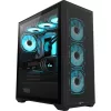 Formula Számítógépház - Air Power G5 Plus Black (fekete, ablakos, 4x12cm venti, EATX, 2xUSB3.0, 1xType-C)