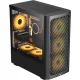 Formula Számítógépház - Air Mesh G3 Black (fekete, ablakos, 1x12cm venti, mATX, 1xUSB3.0, 2xUSB2.0)