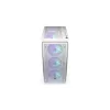 Endorfy Számítógépház - Arx 500 White ARGB (ATX/micro ATX/ITX, 1xUSB-C, 2xUSB3.0, 4x14cm LED ventilátor, ablakos, fehér)