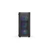 Endorfy Számítógépház - Signum 300 ARGB (ATX /micro ATX/ITX, 2xUSB3.0, 4x12cm LED ventilátor, ablakos, fekete)