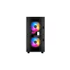 DeepCool Számítógépház - MATREXX 40 3FS (ablakos, 3x LED ventiilátor, mATX, 1xUSB3.0, 1xUSB2.0)