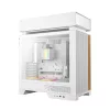 DeepCool Számítógépház - CL6600 WH (fehér, 1x360cm AIO vízhűtés,  2x120mm A-RGB, ATX, 2xUSB3.0, 1xUSB-C)