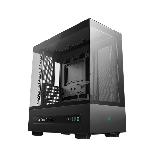 DeepCool Számítógépház - CH690 DIGITAL (fekete, ATX, 1xUSB-C, 2xUSB3.0)