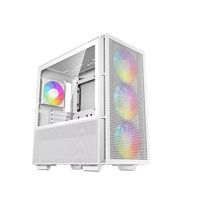 DeepCool Számítógépház - CH560 WH (fehér, 3x14cm + 1x12  A-RGB ventilllátor, E-ATX, 2xUSB3.0)