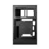 DeepCool Számítógépház - CH270 DIGITAL (fekete, Mini-ITX/Micro-ATX (BTF), 2xUSB3.0, Type-C, fekete)