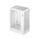 DeepCool Számítógépház - CH170 PLUS WH (Micro-ATX/Mini-ITX, 2xUSB3.0, Type-C, fehér)