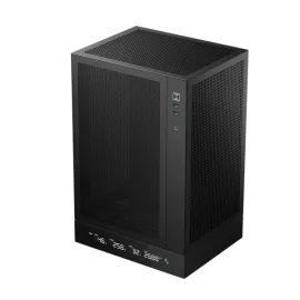   DeepCool Számítógépház - CH170 DIGITAL (Mini-ITX, 2xUSB3.0, Type-C, fekete)