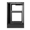 DeepCool Számítógépház - CH170 DIGITAL (Mini-ITX, 2xUSB3.0, Type-C, fekete)