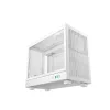 DeepCool Számítógépház - CH160 PLUS WH (mATX, 2xUSB3.0, Type-C, fehér)