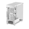 DeepCool Számítógépház - CG580 4F WH V2 (fehér, ablakos, 4x12cm A-RGB, BTF, ATX, 2xUSB3.0, 1xUSB2.0)