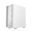 DeepCool Számítógépház - CC560 MESH WH V2 (ablakos, 4x12cm A-RGB ventilátor, ATX, 2xUSB3.0, fehér)