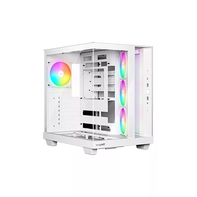 Be Quiet! Számítógépház - LIGHT BASE 500 LX White (ATX, edzett üveg oldallap, fehér)