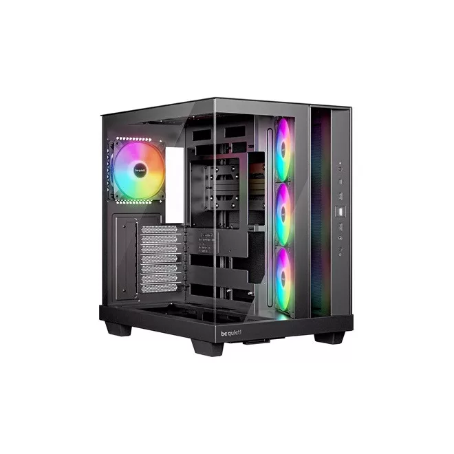 Be Quiet! Számítógépház - LIGHT BASE 500 LX Black (ATX, edzett üveg oldallap, fekete)