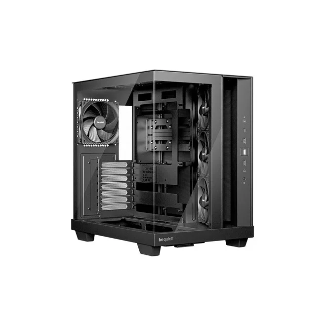 Be Quiet! Számítógépház - LIGHT BASE 500 Black (ATX, edzett üveg oldallap, fekete)