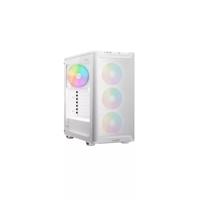 Be Quiet! Számítógépház - Pure Base 501 LX White (ATX, edzett üveg oldallap, fehér)