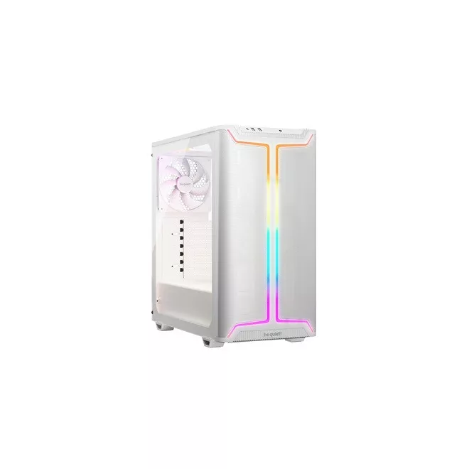 Be Quiet! Számítógépház - Pure Base 501 DX White (ATX, edzett üveg oldallap, fehér)