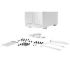 Be Quiet! Számítógépház - Pure Base 501 DX White (ATX, edzett üveg oldallap, fehér)