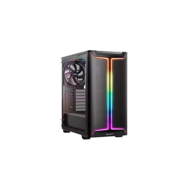 Be Quiet! Számítógépház - Pure Base 501 DX Black (ATX, edzett üveg oldallap, fekete)