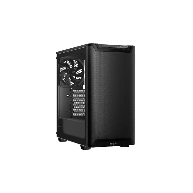 Be Quiet! Számítógépház - Pure Base 501 Airflow Window Black (ATX, edzett üveg oldallap, fekete)