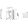 Be Quiet! Számítógépház - LIGHT BASE 900 DX White (ATX, edzett üveg oldallap, fehér)