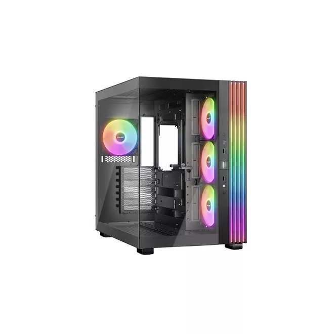 Be Quiet! Számítógépház - LIGHT BASE 600 LX Black (ATX, edzett üveg oldallap, fekete)