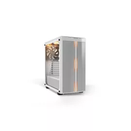   Be Quiet! Számítógépház - Pure Base 500DX White (ATX, edzett üveg oldallap, fehér)