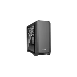   Be Quiet! Számítógépház - Silent Base 601 Window Black (ATX, edzett üveg oldallap, fekete)